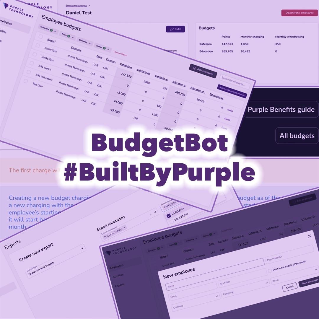 💡 Máme nového bota na trackování benefit budgetů!